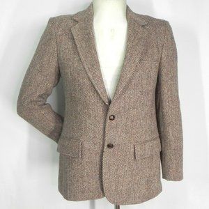 Vintage 70s Harris Tweed Wool Sport Coat